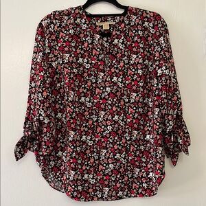 Michael Kors Women's Floral-Print Blouse